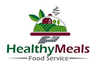  Healthy Meals Food Service logo design by 3Dlogos