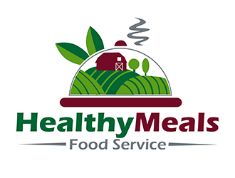  Healthy Meals Food Service logo design by 3Dlogos