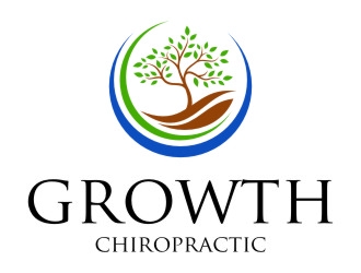 Growth Chiropractic logo design by jetzu