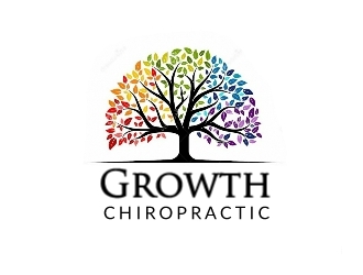 Growth Chiropractic logo design by Rexx