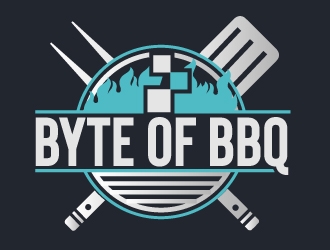 Byte of BBQ logo design by AamirKhan