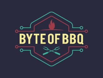 Byte of BBQ logo design by sakarep