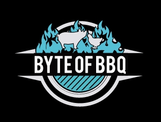 Byte of BBQ logo design by AamirKhan