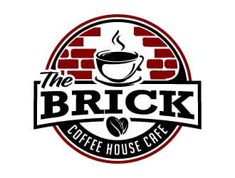 The Brick Coffee House Cafe logo design by jaize