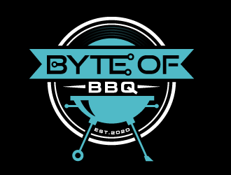 Byte of BBQ logo design by Suvendu