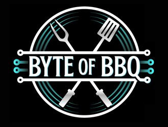 Byte of BBQ logo design by megalogos