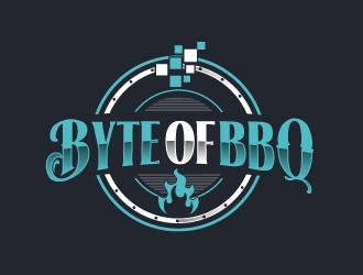 Byte of BBQ logo design by AamirKhan