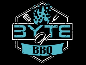 Byte of BBQ logo design by DreamLogoDesign