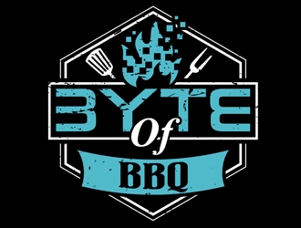 Byte of BBQ logo design by DreamLogoDesign