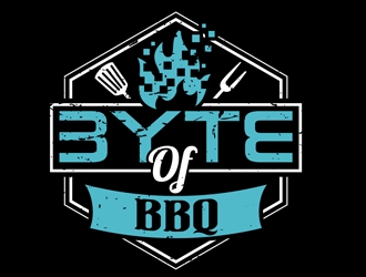 Byte of BBQ logo design by DreamLogoDesign