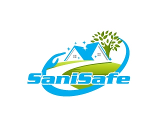 Sani safe logo design by desynergy