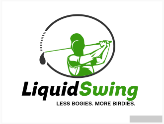 Liquid Swing logo design by spikesolo