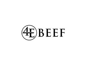 4E Beef logo design by kurnia