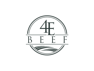 4E Beef logo design by blessings