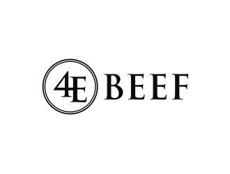 4E Beef logo design by mbamboex