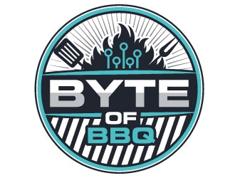 Byte of BBQ logo design by LucidSketch