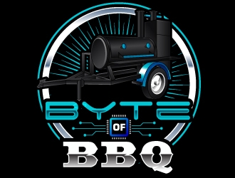 Byte of BBQ logo design by Suvendu