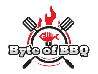 Byte of BBQ logo design by Suvendu