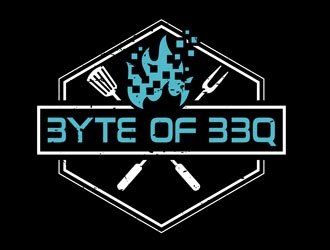 Byte of BBQ logo design by DreamLogoDesign