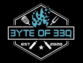 Byte of BBQ logo design by DreamLogoDesign