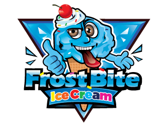 Frostbite Ice Cream Logo Design