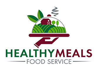  Healthy Meals Food Service logo design by 3Dlogos