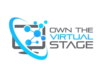 Own the Virtual Stage logo design by kgcreative