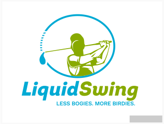 Liquid Swing logo design by spikesolo