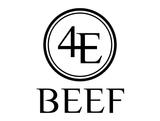 4E Beef logo design by scolessi