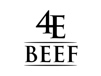 4E Beef logo design by scolessi