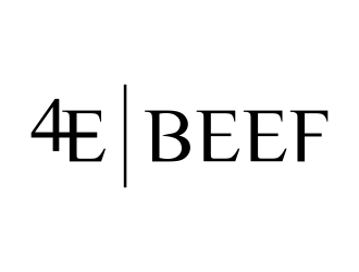 4E Beef logo design by scolessi