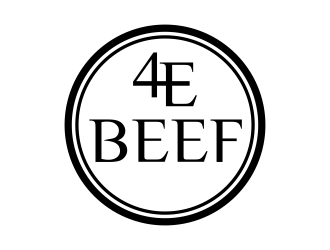 4E Beef logo design by scolessi