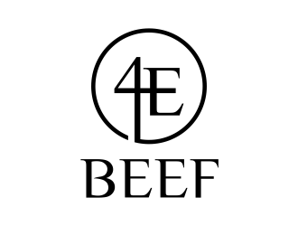 4E Beef logo design by scolessi