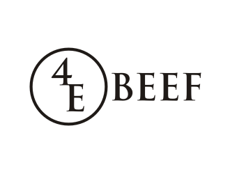 4E Beef logo design by rief