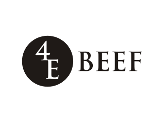 4E Beef logo design by rief