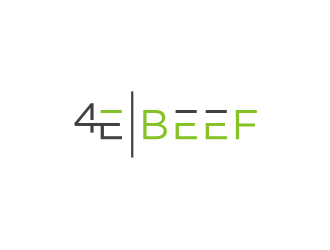 4E Beef logo design by bricton