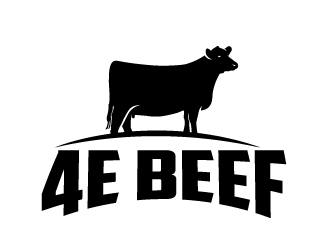 4E Beef logo design by AamirKhan