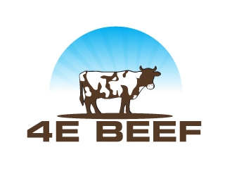 4E Beef logo design by AamirKhan