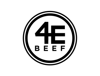 4E Beef logo design by cintoko