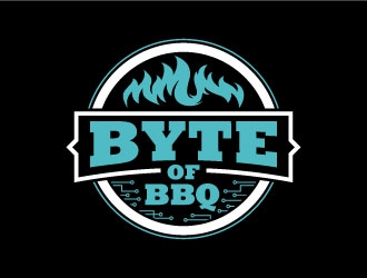 Byte of BBQ logo design by daywalker