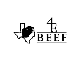 4E Beef logo design by bismillah