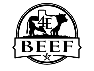 4E Beef logo design by jaize