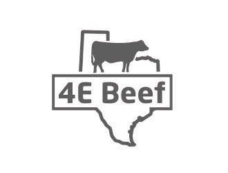 4E Beef logo design by YONK