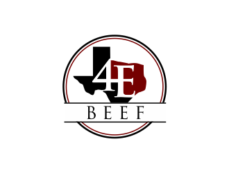 4E Beef logo design by kimora