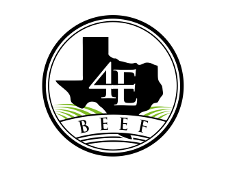 4E Beef logo design by mutafailan