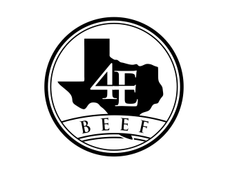 4E Beef logo design by mutafailan