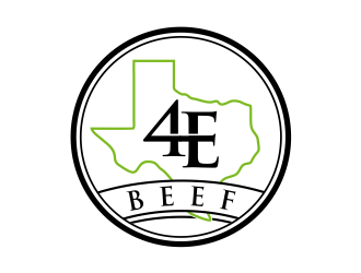 4E Beef logo design by mutafailan