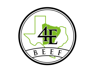 4E Beef logo design by mutafailan