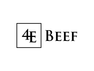 4E Beef logo design by kopipanas