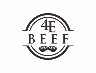 4E Beef logo design by HERO_art 86